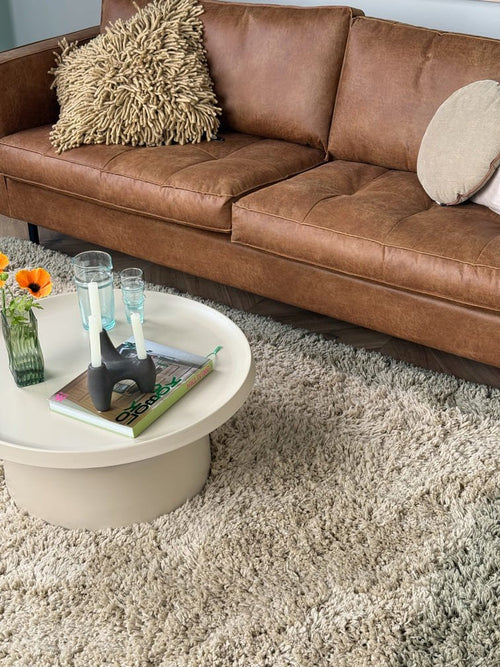 Interieur05 vloerkleed Pilo - hoogpolig - groen/beige - 200 x 290 cm