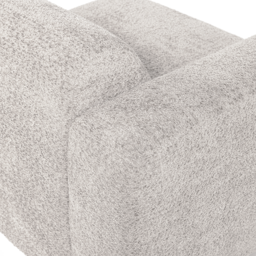 WOOOD 1-zits bank arm links Mojo Base - Wollig - Ecru - 74x105x97
