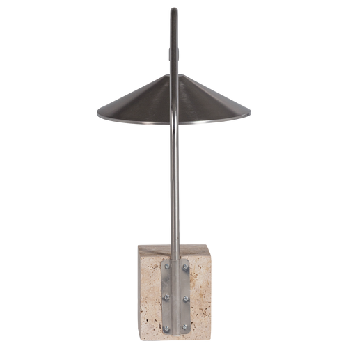 WOOOD tafellamp Korn - Metaal - Chrome - 58x56x15
