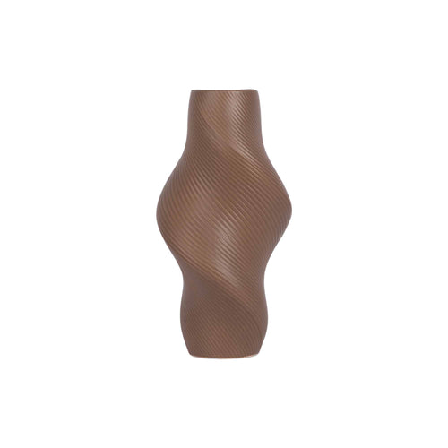 Present Time vaas Paris Twisted - bruin - Ø14cm