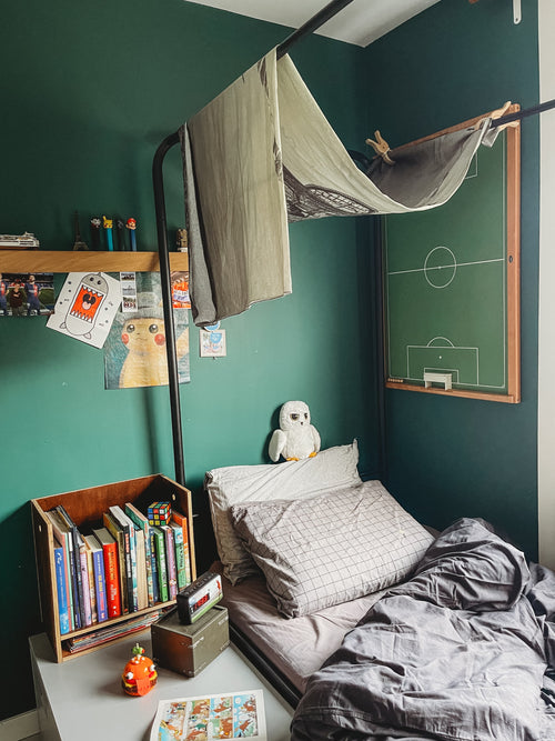 vtwonen hemelbed Bunk - Metaal - Zwart - 190x206x95 - vtwonen shop