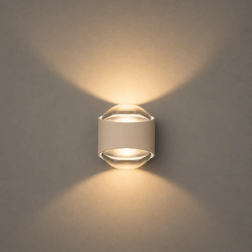 Artdelight buitenlamp London - 2 lichts - 11.5  x 12   cm - beige