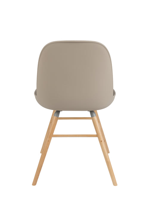 Zuiver Albert Kuip Eetkamerstoelen Taupe - Set van 2 - vtwonen shop