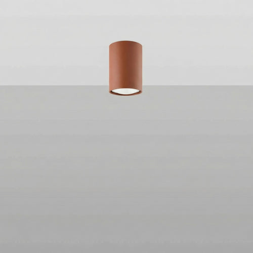 Sollux Lighting Plafondlamp LAGOS 10 rode oker - 6x6x10cm