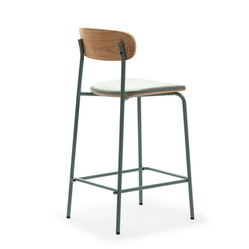 Calicosy - ADRIANA Set van 2 krukken - Grijs - 48x42x66 cm