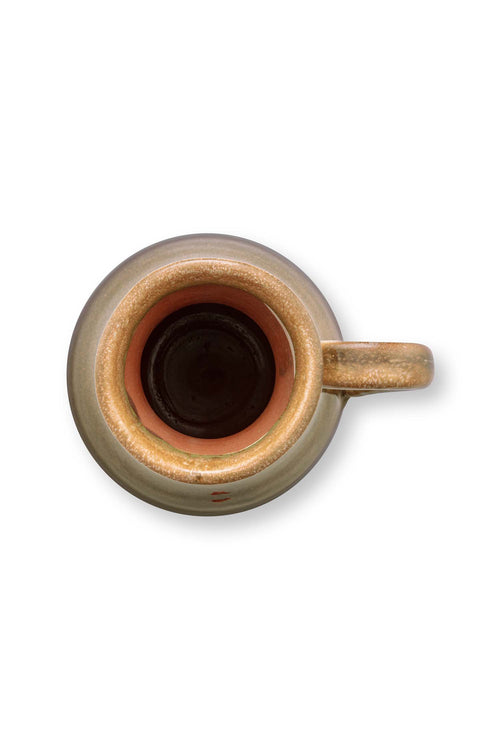 vtwonen - Vaas - Terracotta - Oker - 16.5x26.5 cm