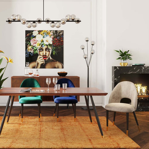 Kare Design Stoel Iris fluweel taupe - vtwonen shop