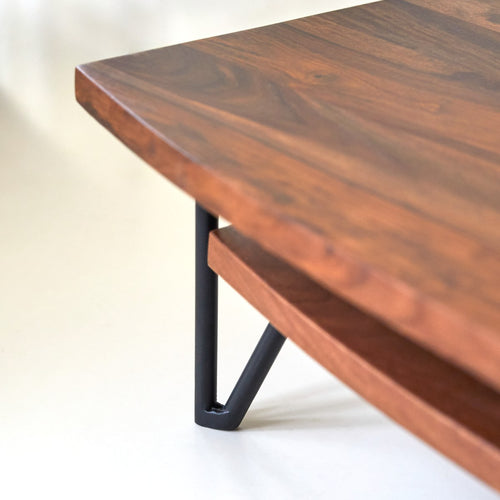 Tikamoon Massief palissander salontafel - Donkerbruin - vtwonen shop