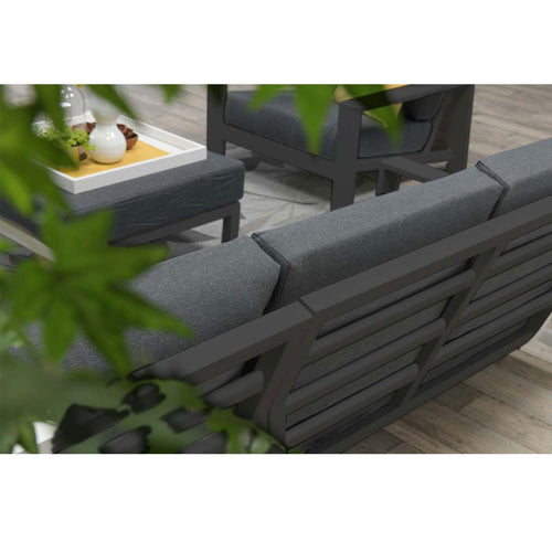 Garden Impressions loungeset Coba donker grijs 4-delig - vtwonen shop