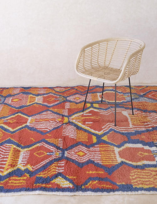AFK Living vloerkleed Berber - handgemaakt - Wol - 207 x 303 cm