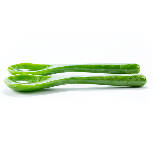 Brût Homeware | Salade bestek | Sla couvert | Pavone | Groen