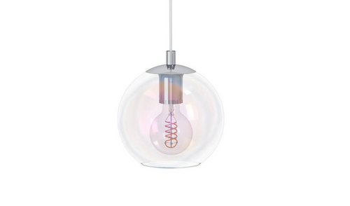 EGLO hanglamp Ariscani 2 - e27 - ø 20 cm - gekleurd glas - chroom - vtwonen shop
