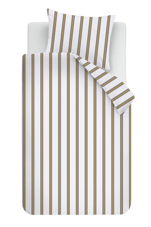 vtwonen Dekbedovertrek Fun Stripe - 140 x 220 cm - Zand