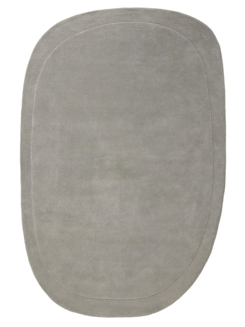 benuta wollen vloerkleed Shape - grijs - 160x230 cm