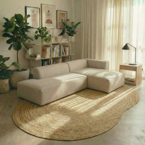 Mrcarpet jute vloerkleed limited edition - naturel - 140 x 200cm