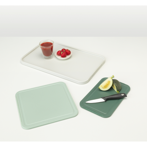 Brabantia Tasty+ Snijplankenset plus dienblad, 3-delig - Mixed