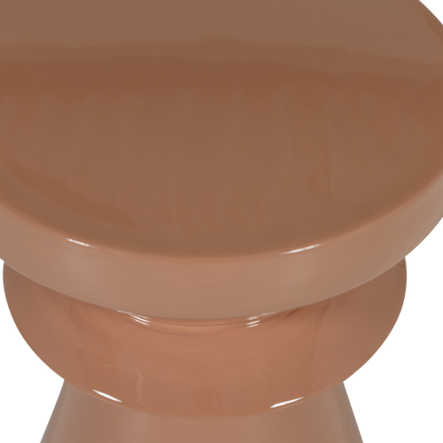 WOOOD bijzettafel Fedde - Metaal - Oud Roze - 47x30x30 - vtwonen shop