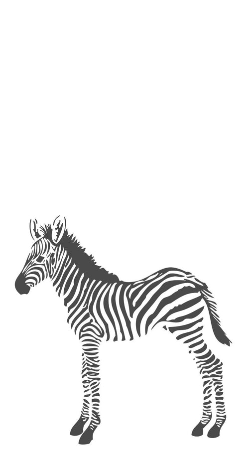 Origin Wallcoverings fotobehang zebra's zwart wit - 150 x 279 cm - 357217