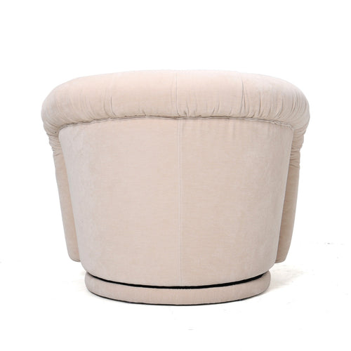 DÉJA Living Fauteuil Arby - Beige Stof/Metaal - 86x84x70cm - vtwonen shop