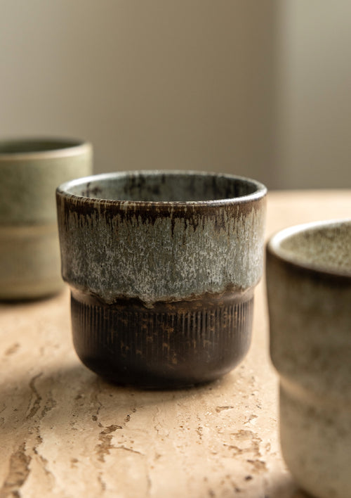 Mimo Homeware koffiekopje Brewing Storm - 230 ml - set van 2 - vtwonen shop