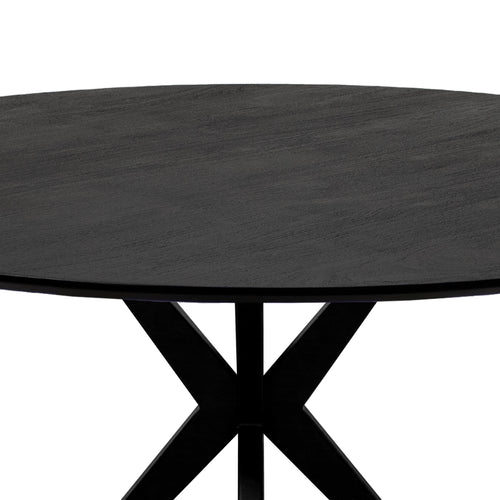 Kick eettafel Havard - 120cm - Zwart - vtwonen shop