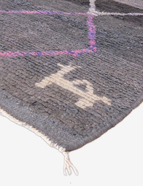 AFK Living vloerkleed Berber - handgemaakt - Wol - 75 x 406 cm