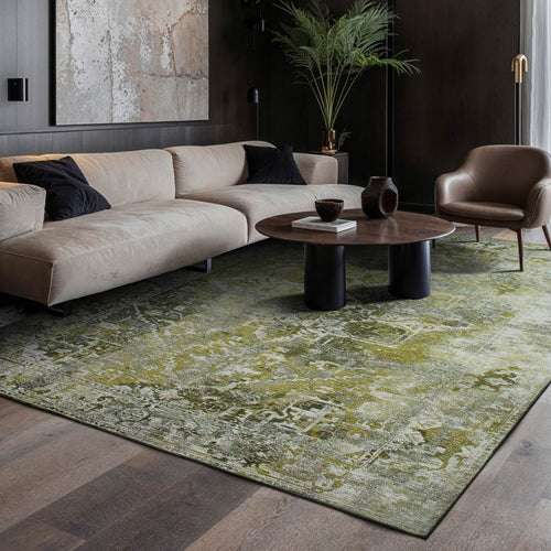 Lola&Moi vloerkleed Olive - groen - 200x280cm