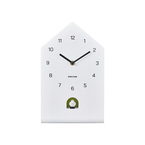 Karlsson wandklok Fino Cuckoo - wit - 9.3x17.2x28.5cm