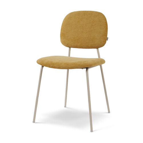 Nolon Jasmijn Eetkamerstoel Warm Oker - Grijsbeige - vtwonen shop