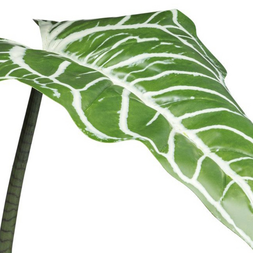 Flourify kunstplant - Colocasia White Lava - 130 cm