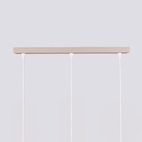 Sollux Lighting Hanglamp KARBON 3L taupe - 45x6,5x98cm