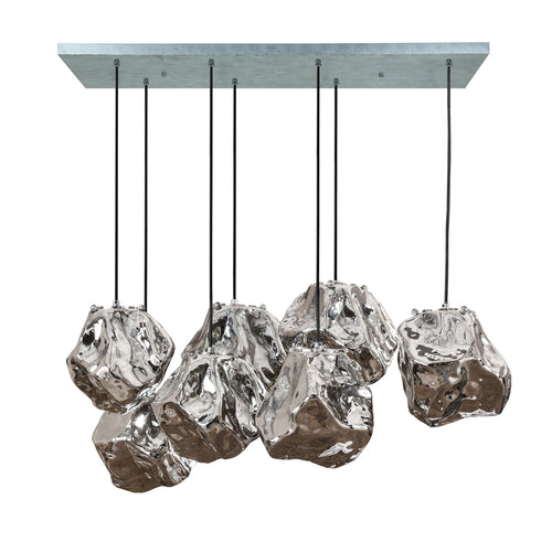 Duverger® hanglamp Ice - mondgeblazen glas - 7 lichtpunten - vtwonen shop