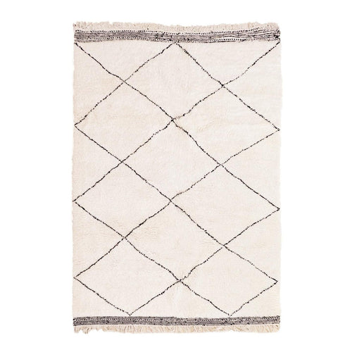 AFK Living vloerkleed Berber - handgemaakt - Wol - 200 x 300 cm