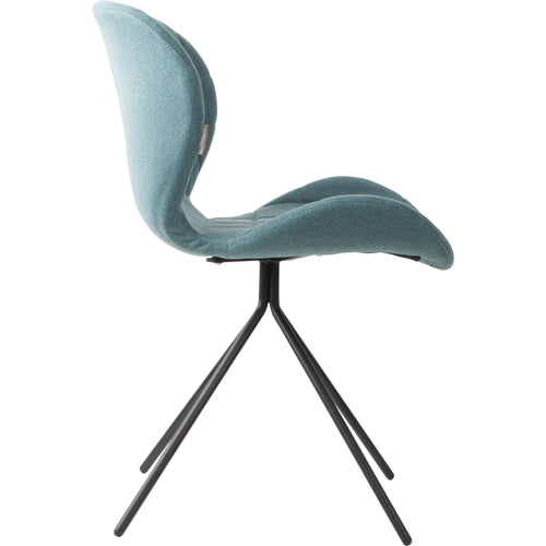 Zuiver OMG Eetkamerstoelen Blauw - Set van 2 - vtwonen shop