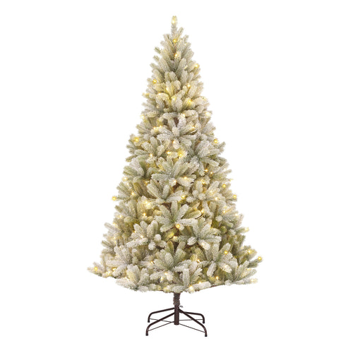 Black Box Trees Nagoya Kunstkerstboom met Warm Witte LED Verlichting - H180 x Ø108 cm - Groen Frosted