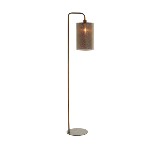 Light & Living vloerlamp Donio - bruin - 33.5x28x155cm - vtwonen shop