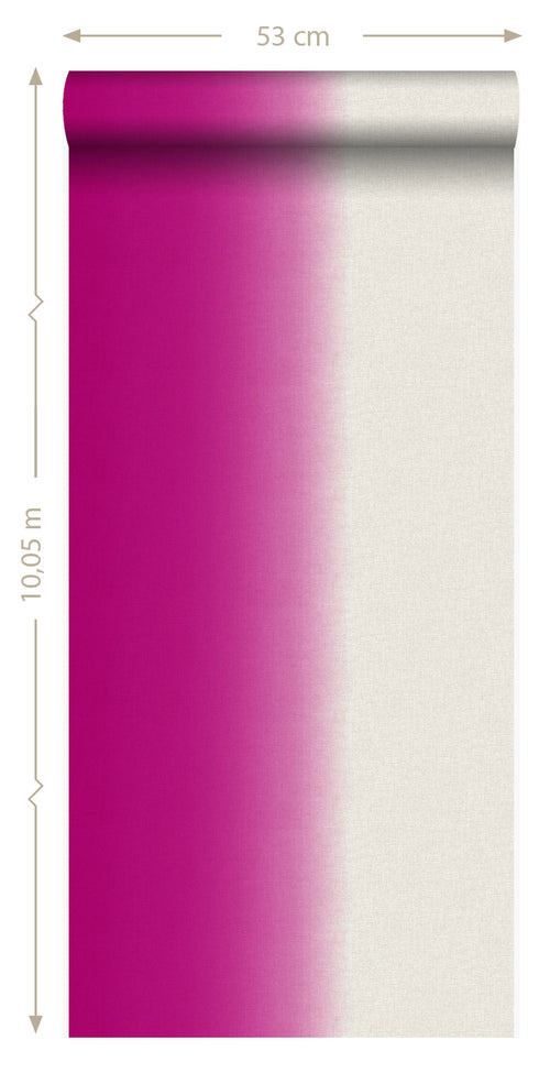 Origin Wallcoverings behang dip dye motief roze - 53 cm x 10,05 m - 346939 - vtwonen shop