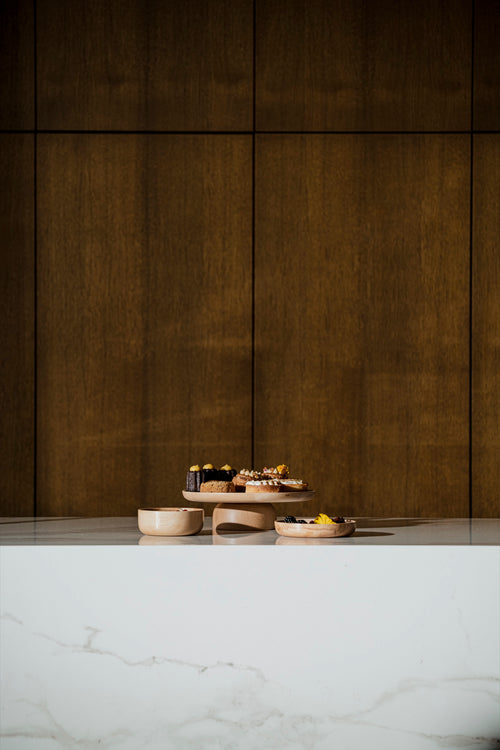 noo.ma OUL bord en kom set van 3 - Beechwood - vtwonen shop