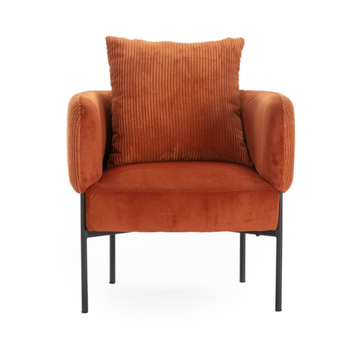 Calicosy - ARUNI Fauteuil in stof - Grijs - 78x73x75 cm