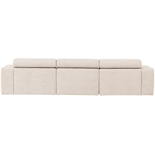 WOOOD chaise longue bank links Novi - Polyester - Naturel - vtwonen shop