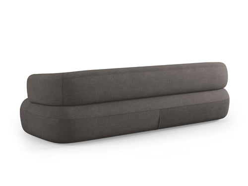 Micadoni Bank Jenny 4-zits, boucle, grijs - 90x226x73cm