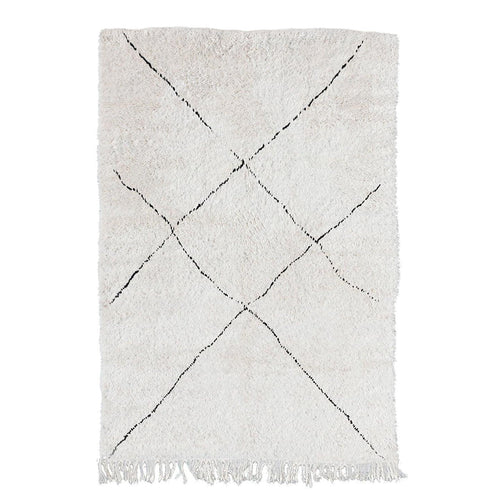 AFK Living vloerkleed Berber - handgemaakt - Wol - 140 cm x 200 cm