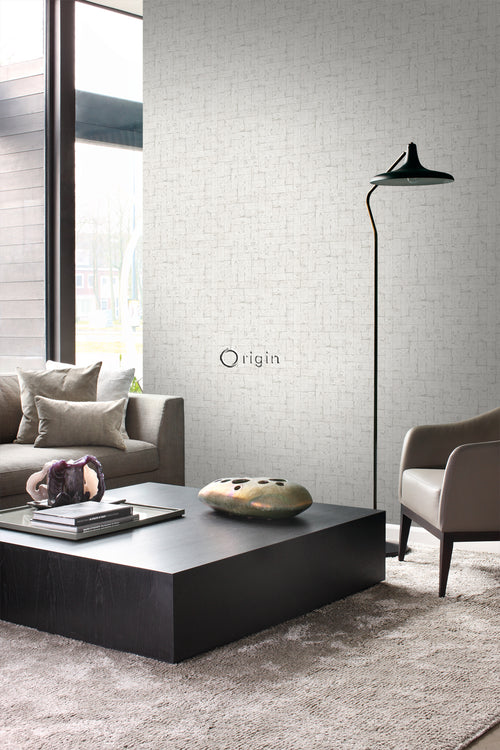 Origin Wallcoverings behang bakstenen gebroken wit - 53 cm x 10,05 m - 347567 - vtwonen shop