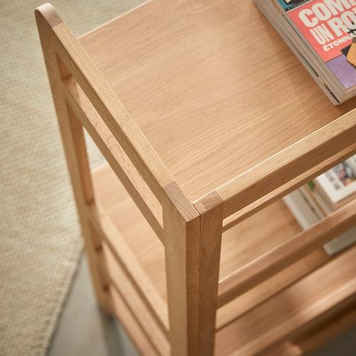 Tikamoon Massief eiken boekenkast - Naturel