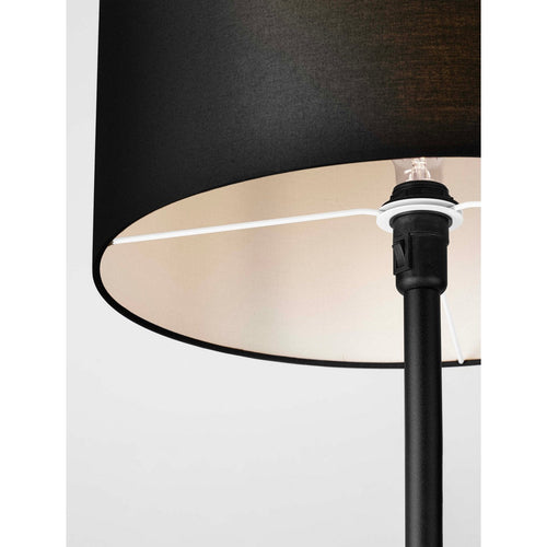 Nova Luce SIBNIA Vloerlamp met kap Sandy Black E27 1x12W