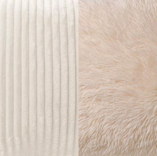 KUSSENSET - 4-delig - Cosy Layers - 60x60 cm, 45x45 cm - inclusief binnenkussens - wit