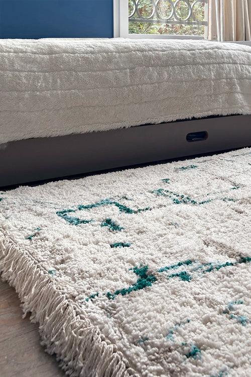 AFK Living vloerkleed Volubilis - rand - blauw - 120 x 170 cm