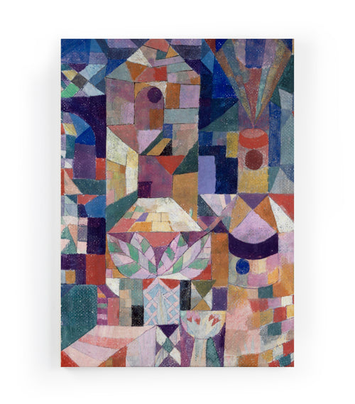 Canvas 60x40 Afdruk Burggarten Paul Klee