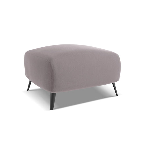 LaMiaSofa Poef Genova - velours - lavendel - 65x65x44
