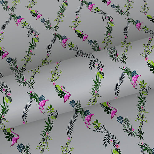 Walls4You behang tropische planten grijs en groen - 53 cm x 10 m - 640107 - vtwonen shop